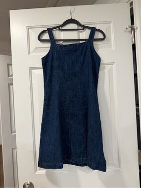 Abercrombie & Fitch Dark Blue Denim Tank Dress